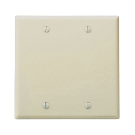 LEVITON Wallplates 2G Blank Ivory 86025